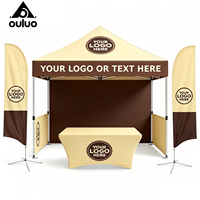 Tente de stand d'exposition portable de haute qualité en aluminium 420D Oxford pour événements publicitaires en intérieur et en extérieur