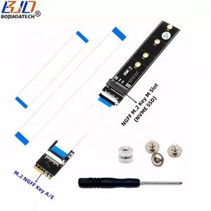 Fabrieks Directe Verkoop Ngff Sleutel A + E Naar <span class=keywords><strong>M</strong></span>.<span class=keywords><strong>2</strong></span> Key-<span class=keywords><strong>M</strong></span> Ke B + <span class=keywords><strong>M</strong></span> 2280 Nvme Ssd Adapterkaart Met Flexibele Fpc-Kabel - Product Image 1
