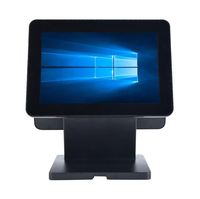 Système de point de vente tout-en-un pour restaurant avec écran tactile capacitif 10 points de 15 pouces, Wi-Fi 6, Android/Linux/Windows personnalisé, caisse enregistreuse