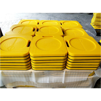 Coussinets de stabilisateur de grue Uhmwpe personnalisés Tapis de support de stabilisateur de cric en polymère antidérapant usiné CNC