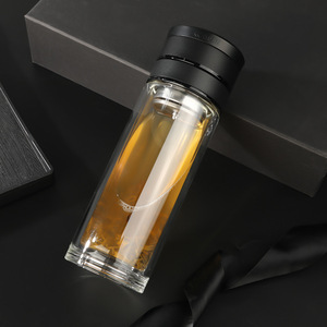 High Borosilicate Glass Cup With Filter Large Capacity Travel Tea Water Separator Car Office Use - Product Image 1
