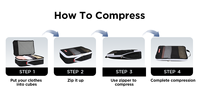 Cubes de compression de haute qualité en gros pour les voyages, cubes de compression Ripstop 420