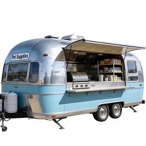 Remolque de Comida Móvil Multifuncional de Acero Inoxidable con Certificación ECE R10, CE, EMC, DOT y VIN, para Venta de Aperitivos, Apto para Europa - Product Image 1