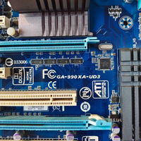 Placa Base de Escritorio para Ordenador, Accesorio para Gigabyte 990XA-UD3 990FX Socket AM3 AM3 + DDR3 ATX