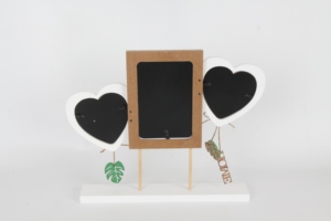 Jinnhome MDF khung ảnh bằng gỗ + 2 chiếc * Khung ảnh hình trái tim + Khung 4*6" - Product Image 6
