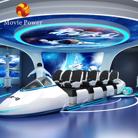 Machine de jeu d'arcade de réalité virtuelle pour parc d'attractions, machine VR, module d'affichage VR, cinéma 9D, jeu VR avec système à pièces