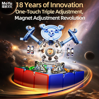 NOUVEAU MOYU Super Weilong V2 18e Anniversaire Edition AI 3x3 Maglev Magic Speed Cube Stickerless Fidget Toys Cubo Magico
