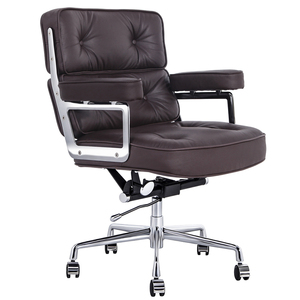 Adjustable Convertible Extendable Revolving Robin for Office and Living Room <b>Leather</b> <b>Chair</b> - Product Image 2