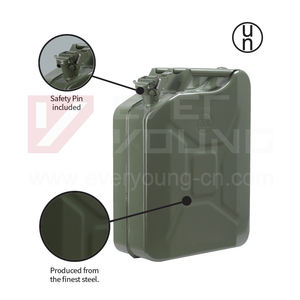 <span class=keywords><strong>Jerrican</strong></span> à Carburant 20 Litres en <span class=keywords><strong>Métal</strong></span>, Couleurs Personnalisables, 5 Gallons, Réservoir en Acier pour <span class=keywords><strong>Essence</strong></span> - Product Image 2