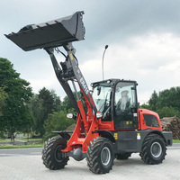 CE Everun Hoflader ER416 1,6-Tonnen Mini-Radlader für Landwirtschaft und Bau mit Frontschaufel