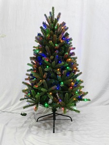 Décorations <span class=keywords><strong>de</strong></span> Noël pliables <span class=keywords><strong>de</strong></span> luxe en gros, ornements pour l'arbre <span class=keywords><strong>de</strong></span> Noël, petite mini-arambe <span class=keywords><strong>de</strong></span> Noël pré-éclairée avec support - Product Image 2