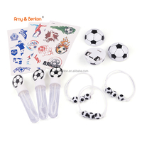 OEM Soccer Party Toy Set avec porte-clés Main Clapper Slide Puzzle Party Favors Supplies Gift Set pour les enfants