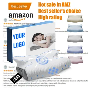 Wholesale Comfortable Anit-Snoring Contour Butterfly Neck Orthopedic Memory Foam Pillow Cervical Sleeping Pillow For Pain Relief