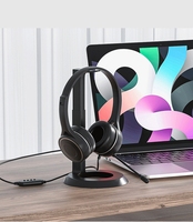 Auriculares USB para Oficina SY-G30C con Micrófono de Brazo Largo y Controlador de 40 mm para Call Center, Aprendizaje en Línea y Exámenes de Inglés