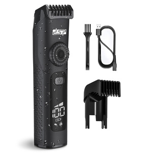 Cortapelos Eléctrico Recargable USB para Uso Doméstico con Pantalla Digital y Guía de Longitud Ajustable - Product Image 5