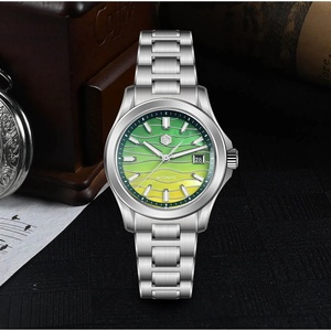San Martin SN0150G <b>Watch</b> 39mm Luxury Dress Miyota 9015 Automatic <b>Mechanical</b> <b>Watches</b> for Men With Mop Guilloche 100m Waterproof - Product Image 2