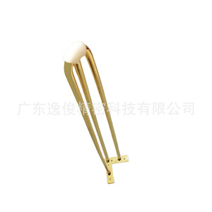 Stainless Steel Table Legs Gold Modern Design Heavy Duty Furniture Accessories Indoor Use 700mm Customizable Shape - Product Image 2