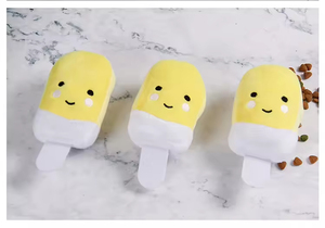 New Arrival Sound <b>Interactive</b> Cute Eco-friendly Lovable Ice Lolly Shape <b>Pet</b> Plush <b>Toy</b> Bite-resistant Dog Squeaky <b>Toy</b> - Product Image 2