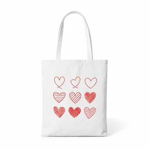Sac fourre-tout en toile de coton 100 % naturel à faible MOQ, motif personnalisé, vente en gros pour les trajets quotidiens, les voyages et le rangement - Product Image 2