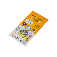 Logo imprimé NFC ID étiquette de suivi pour animaux de compagnie rfid porte-clés qr code étiquette de chien