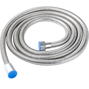 Tuyau de douche en acier inoxydable, tuyau d'eau flexible universel de 1/2 pouces pour pomme de douche avec écrou épaissi - Product Image 2