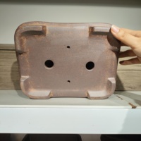 Pot à bonsaï rectangulaire en sable Yixing fait main, best-seller