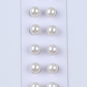 Wholesale DIY Jewelry Set Natural 8-8.5mm Freshwater White Pearls <b>Loose</b> <b>Beads</b> with Strong Light Perfect Particles for Matching - Product Image 4