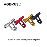 Support de roues pour garde-boue de vélo AGEKUSL, fixation de roulettes pour garde-boue, montage CNC en alliage, compatible Brompton