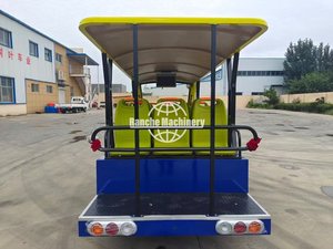 รถบัสไฟฟ้าชมวิวและรถชมวิวแบบรถไฟขนาดเล็ก ดีไซน์ใหม่ ยี่ห้อ RC สำหรับสวนสนุกและสนามเด็กเล่น - Product Image 6