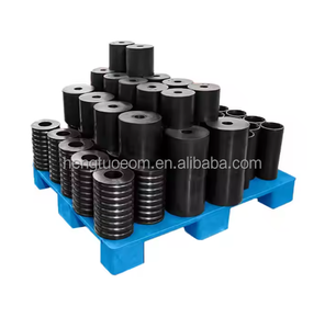 Tùy Chỉnh Màu Đen Rỗng Cao Su Mùa Xuân Im Lặng Khối Hình Trụ Đệm Đệm Bền Quặng Rung Kháng Rung Màn Hình - Product Image 1