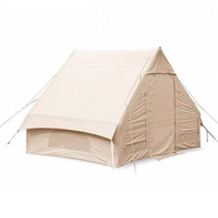 Tente de camping gonflable quatre saisons portable, ouverture automatique rapide, hublots, imperméable, Oxford, pour le glamping
