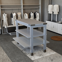 Présentoir de magasin de détail à 3 niveaux pour la présentation de produits en vitrine