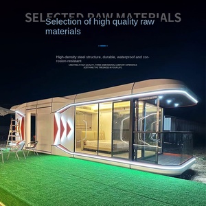 Thông Minh Sáng Tạo Táo Viên Nang Biệt Thự Di Động Phòng Thép Không Thấm Nước Kết Cấu Thép Nhà Container Cho Du Lịch Khách Sạn Sử Dụng - Product Image 3