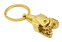 Porte-clés KING SML personnalisé en alliage de zinc, miniature, en forme de tricone de forage pétrolier 3D, pour souvenir ou cadeau