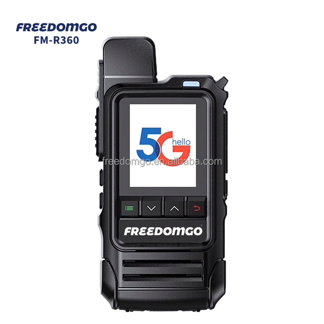 FM-R360 GPS Handheld Portable 4G Network Unlimited Distance Digital LTE POC Two-way Radio Walkie Talkie with Sim Card