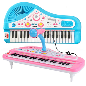 Kids Music Toy Piano <b>Keyboard</b> Toy 37 Keys <b>Electronic</b> Musical Multifunctional Instruments with Microphone - Product Image 1
