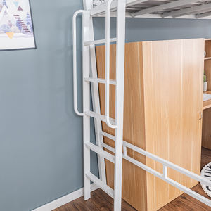 <span class=keywords><strong>Lit</strong></span> superposé en métal robuste, design moderne, blanc, <span class=keywords><strong>pour</strong></span> chambre à coucher, appartement, hôpital - Product Image 2