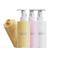 Luxe PE-HD Vide 100ml 200ml 500ml Ensemble d'emballages cosmétiques doux au toucher Pot de crème solaire Squeeze Shampooing Lotion Bouteille à pompe