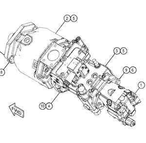 Wheel Loader Hydraulic Pump SLEEVE 708-1W-44311 7081W44311 Fan Pump WA380-6 WA470-6 WA430-6 WA450-6 For Komatsu