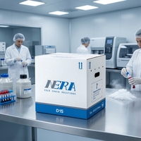 [Qualité laboratoire] NERA D Transporteur de glace sèche portable -80°C ° Stabilité optimale pour les spécimens de recherche