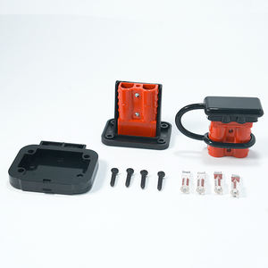 Çift Kutuplu <span class=keywords><strong>50A</strong></span> Akü Güç Konektörü Kiti, Toz Kapağı Braketi ile - Product Image 6