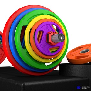 Ensemble de plaques de musculation en <span class=keywords><strong>fonte</strong></span> avec grand trou pour la musculation à domicile - Product Image 1