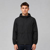 Veste de pluie légère pour la pêche et la randonnée, 100% polyester