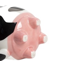 Mug en céramique Dehua transfrontalier motif vache de dessin animé mignon pour lait, café, eau – Vente en gros, cadeau de vacances