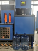 Machine de fabrication de bouteilles en PP PET Delta Motor 20L PLC, équipement de soufflage par étirage semi-automatique à haute productivité