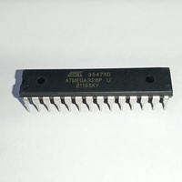 Microcontrôleur AVR ATmega328P-PU IC 8 bits 20 MHz 32 Ko (16K x 16) FLASH 28-PDIP Atmega 328p