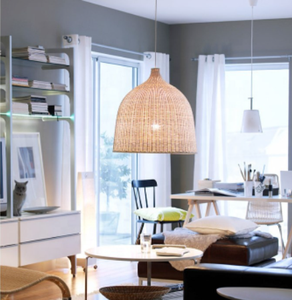 Vgreenart โคมไฟไม้ไผ่/โคมไฟหวายแบบชนบทเอเชียช่างฝีมือชาวจีนแบบดั้งเดิมปรับแต่งได้ตกแต่งบ้านร้านอาหารโรงแรม - Product Image 5