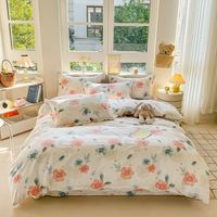 Luxe 100% haute qualité coton King Size ensemble de literie personnalisé numérique imprimé couette housse de couette doux usage domestique et hôtel utilisation
