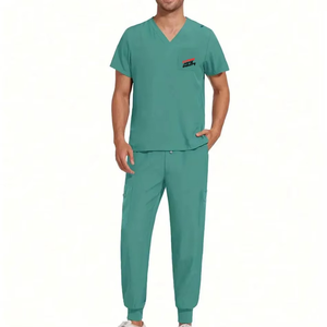 Tenues d'infirmière de qualité supérieure, faible MOQ, ensembles de blouses d'hôpital à col montant et manches courtes pour unisexe - Product Image 5