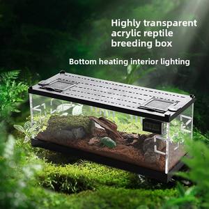 <span class=keywords><strong>Acryl</strong></span>-Kriechtierbox für kleine Beleuchtungs-, Heiz- und Fluchtverhinderungs-Terrarien für Einsiedlerkrabben, Käfige für die Zucht. - Product Image 2